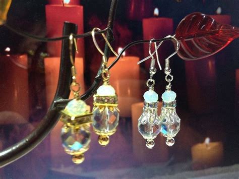 Image result for Crystal Earring Tutorial