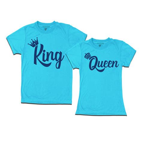King Queen-Customize couple t shirts| gfashion.in – GFASHION