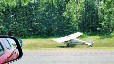 Airplane makes emergency landing on I-35 in northern Minnesota | FOX 9 ...