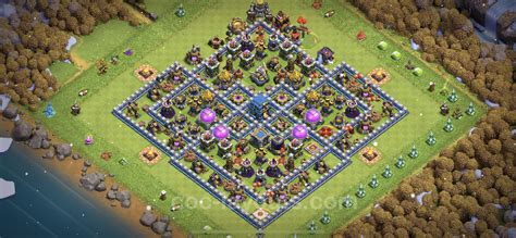 Trophy (Defense) Base TH12 with Link, Legend League, Hybrid - Clash of ...
