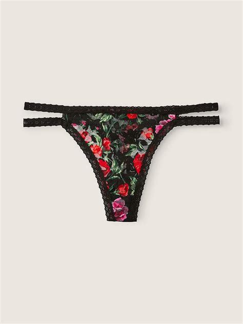 Buy Lace Strappy Thong Panty Online | Victoria's Secret India