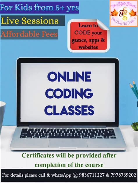 The Style Studio-Online Coding Classes in Online