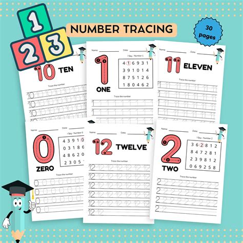 Number Tracing Workbook » Liam's Classroom