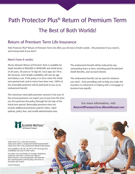 Life & DI Return of Premium (ROP) Insurance Products