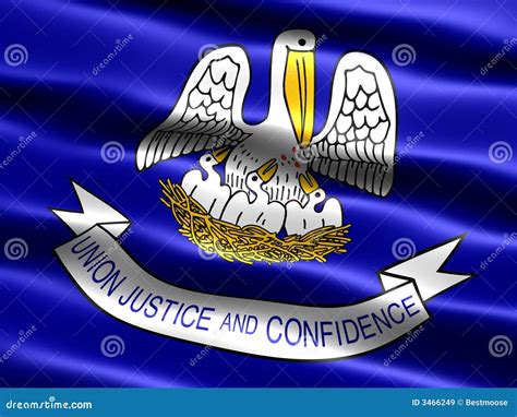 Flag of the State of Louisiana Stock Illustration - Illustration of ...
