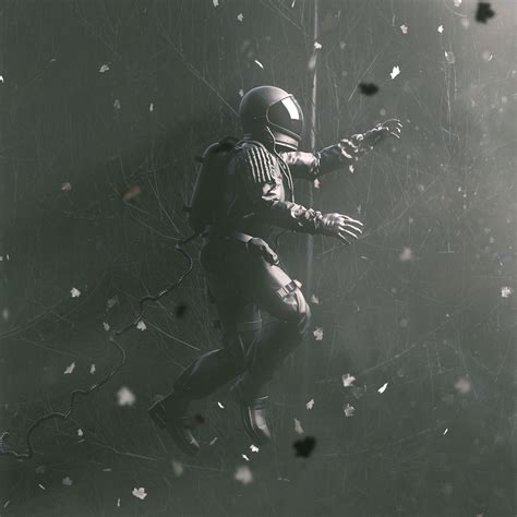 Download wallpaper 2780x2780 astronaut, gravity, spacesuit, jump, gray ...