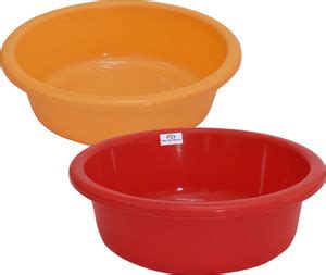 Heart Home Plastic Unbreakable Plastic Knead Dough Basket/Basin Bowl 6 ...