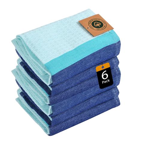 Suntails Cosmic Turkish Cotton Hand Towel - Pack of 6 | Quick-Dry ...