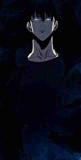 Solo Leveling Anime Black Blue Boy Dark Manga Manhwa Solo Leveling Top ...