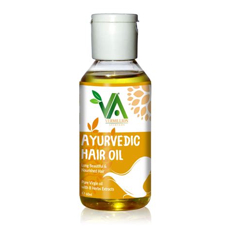 Buy Vermillion Ayurveda Ayurvedic Hair Oil for for Long Beautiful and ...