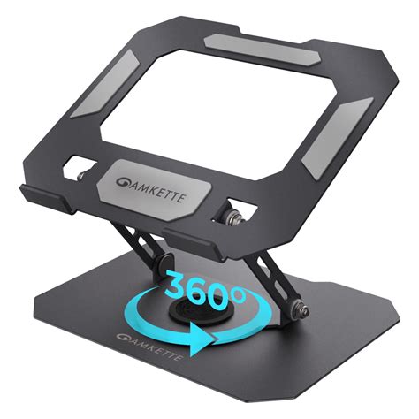 Amkette Ergo Hi-Rise Laptop Stand 360 Rotation, Made with Premium ...