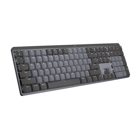 Logitech MX Mechanical Tactile Quiet Wireless Ergonomic Keyboard ...