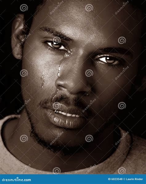 Black Man Crying stock photo. Image of youth, white, emotion - 6023548