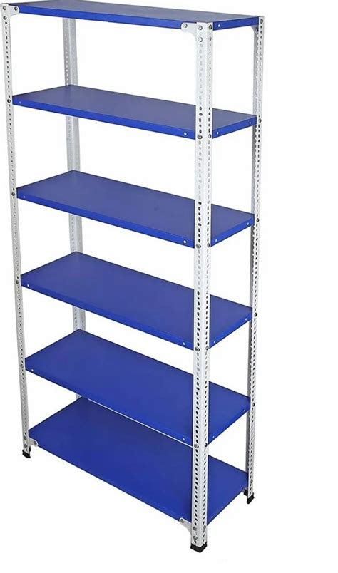 Slotted Angle Rack - 78HX36LX12D 6 Shelves Slotted Angle Rack ...