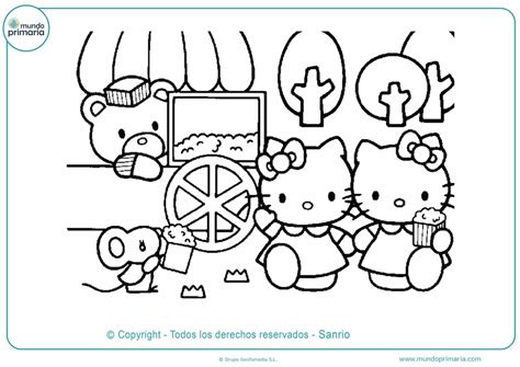Dibujos de Hello Kitty para Colorear Imprimir y Pintar