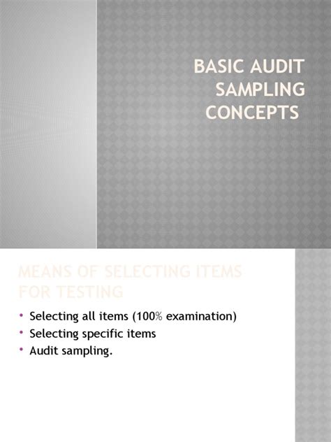 Image result for Sampling in Auditing