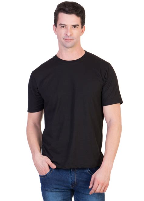 Buy Kristof Men's Black T-shirt Online @ ₹199 from ShopClues