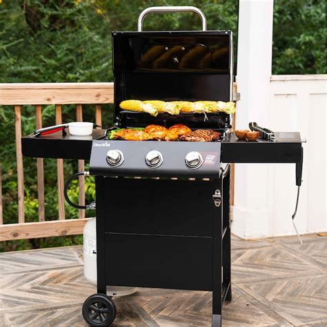 Char-Broil Black 3-Burner Liquid Propane Gas Grill 463736024 at Lowes.com