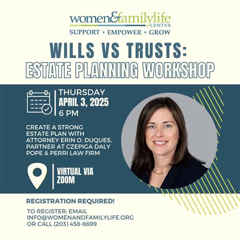 Apr 3 | Wills Vs Trusts: Estate Planning Workshop | Madison, CT Patch