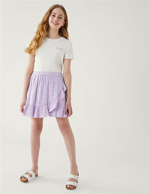 Buy Floral Skort at Marks & Spencer