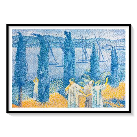 Buy The Promenade Landscape with Cypresses by Henri Edmond Famous ...