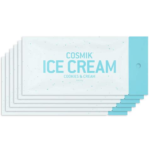 Buy Cosmik Freeze Dried Ice Cream 6 Pack Cookies and Cream Space Food ...