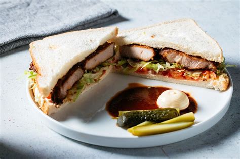 Fried Pork Chop Sandwich