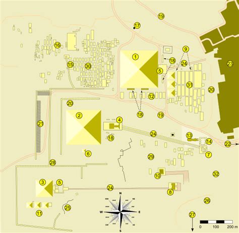 File:Giza pyramid complex (multilingual map).svg - Wikimedia Commons