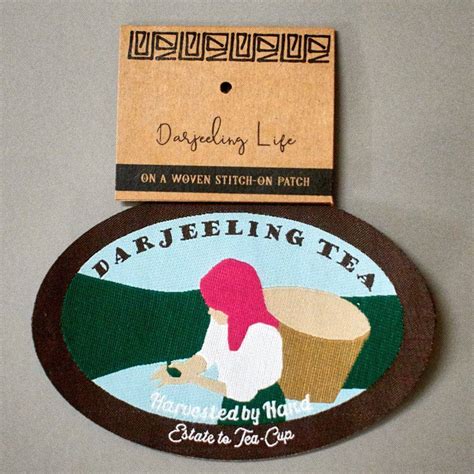 Darjeeling Life DIY Sew-On Woven Patch - Tea-plucker – Darjeeling ...