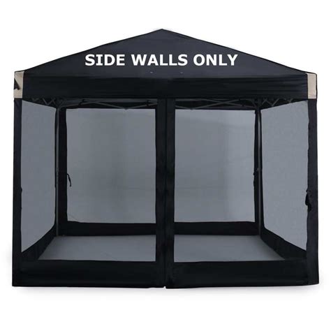 Aoodor 10 x10 ft. Canopy Mesh Sidewall for Pop Up Canopy Tent (Mosquito ...