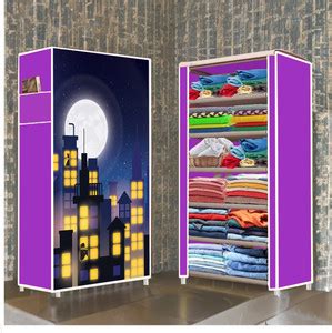 HUMBLE KART 6 Shelf Foldable Collapsible Wardrobe Storage Organizer ...