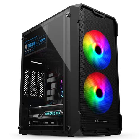 Buy CHIPTRONEX Z810 Micro ATX Gaming Cabinet Tempered Glass, Acrylic ...