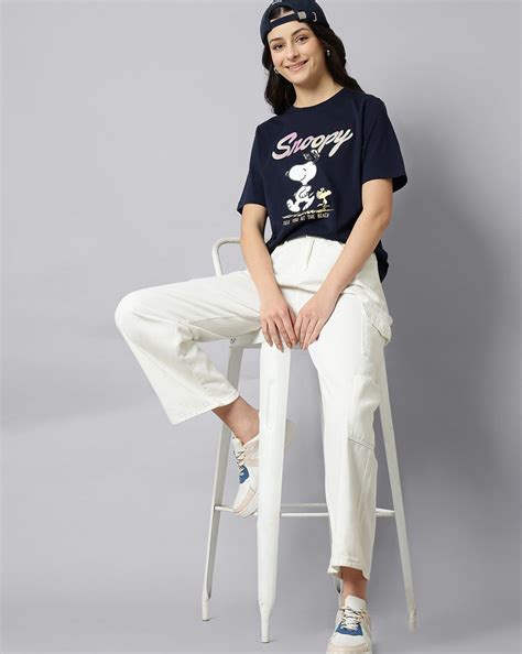 Peanuts Regular Fit Tshirt Women – Free Authority