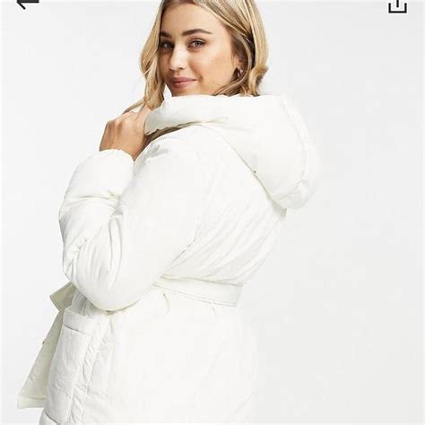 Miss Selfridge Women's White Jacket | Depop