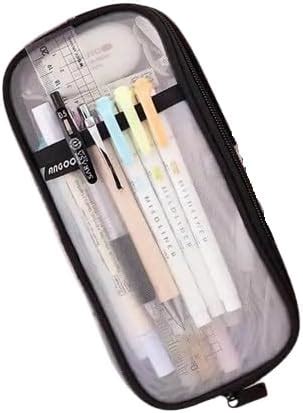 KAYZON Transparent Mesh Pen Bag Pencil Case | Pen Storage Multiple ...