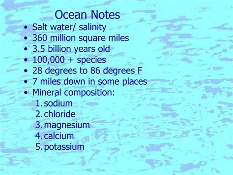 Ocean notes: a comprehensive study on different ocean zones including ...