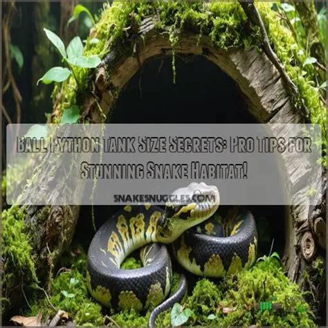 Image result for Ball Python Tank Requirements