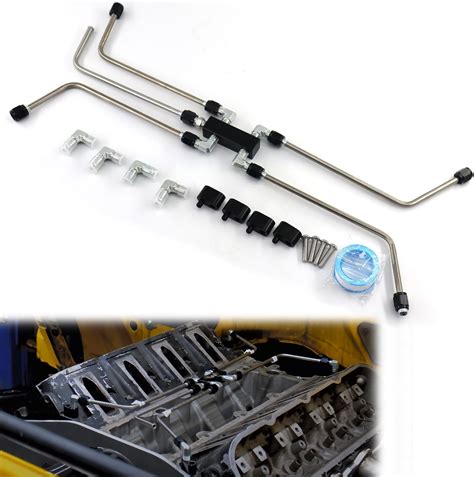 LS Coolant Crossover Steam Vent Kit with Coolant Crossover Pipe Complete LS Steam Port Kit ...