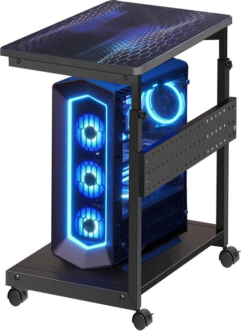 Amazon.com: YOSE Computer Tower Stand,Height Adjustable pc Floor Stand ...