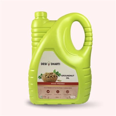 Wood Cold Pressed Groundnut Oil (5 Ltr) | Garuda Life