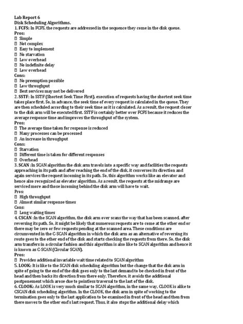 Explain Disk Scheduling Algorithm 的图像结果