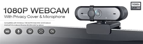 Case U HW3 Autofocus Webcam with Microphone 1080P, Autofocus USB ...