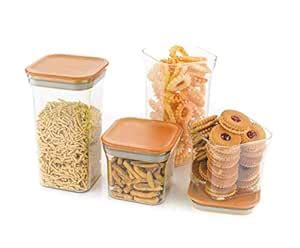 Buy Entisia Airtight Food Storage Containers with Locks (4 Pcs) - BPA ...