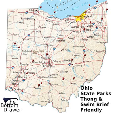 Ohio State Parks Map - Printable Map