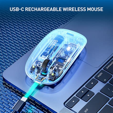 inphic® X5 Transparent 2.4G Wireless Mouse – Inphic life