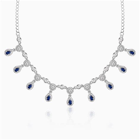 Purchase Silver Graceful Adornare Necklace Online | GIVA – GIVA