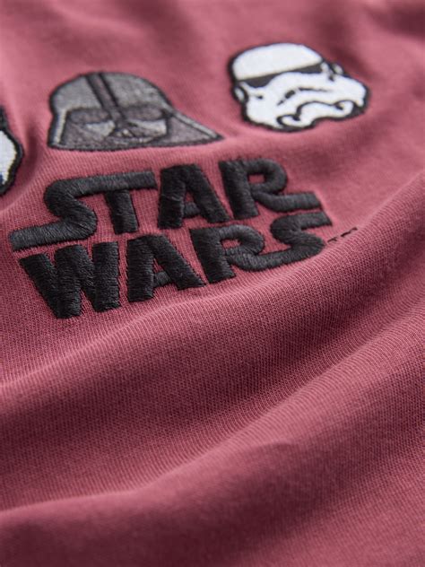 Buy Berry Red Back Print Star Wars T-Shirt (3-16yrs) from Next India