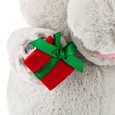 Musical Christmas Hippo Plush With Motion, 11" - Interactive Stuffed Animals | Hallmark