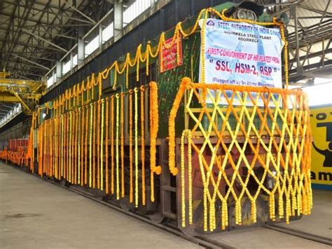 SAIL Rourkela flags off first HR Plates from new Sheet Shearing Line