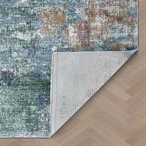 Buy OBSESSIONS Aquarius Multicolour Polypropylene Runner - 80X150cm ...